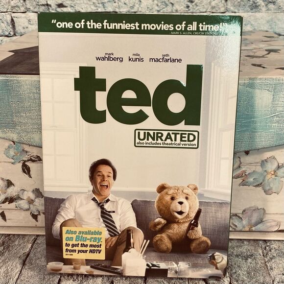 Ted DVD Unrated Version Mark Walhberg Mila Kunis Seth Macfarlane - Picture 1 of 4